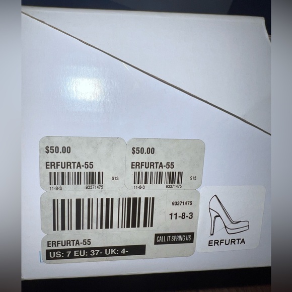 NIB Call It Spring Women’s Heels Size 7 - Picture 6 of 6